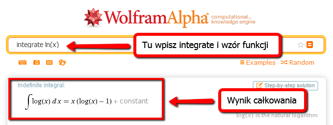 calka nieoznaczona wolframalpha1