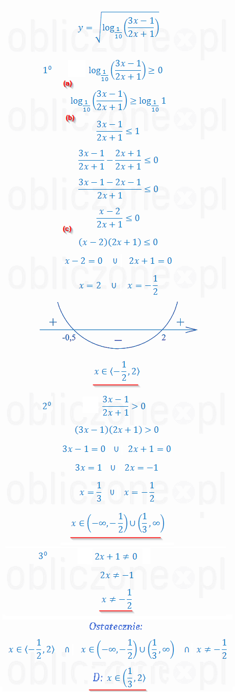 Jak Obliczyc Dziedzine Funkcji Z Pierwiastkiem obliczone.pl