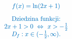 Dziedzina funkcji - rozwiązanie zad. 16