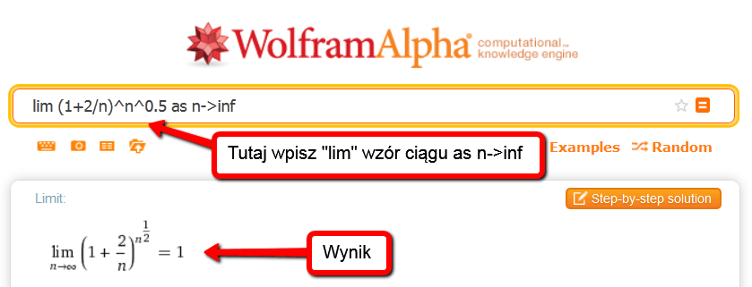 granice ciagow wolframalpha