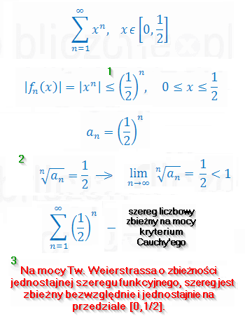 Szeregi funkcyjne - zad. 9 - rozwiązanie