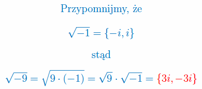 Pierwiastek zespolony, zad. 6 - rozwiązanie